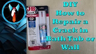 DIY: How to Repair a Crack in Bath Tub or Wall