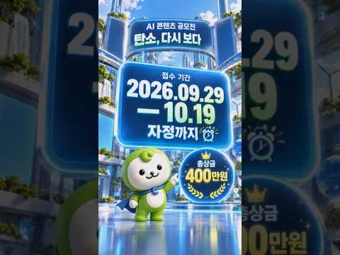 [한국탄소산업진흥원] 탄소, 다시 보다｜AI 콘텐츠 공모전 AI 활용 홍보 영상