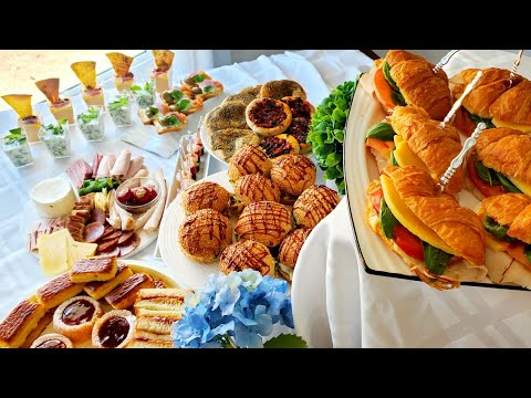 Party Appetizer Buffet Table - Finger Foods - Party Ideas - Easy Recipes - Galore Of Flavors
