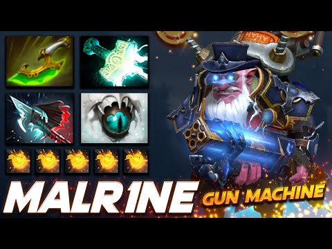Malrine Sniper - Gun Machine - Dota 2 Pro Gameplay [Watch & Learn]