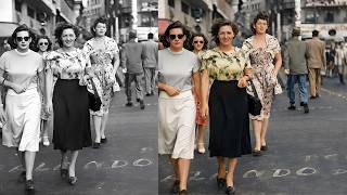 Fotos Raras São Paulo Anos 50 60 Colorizadas