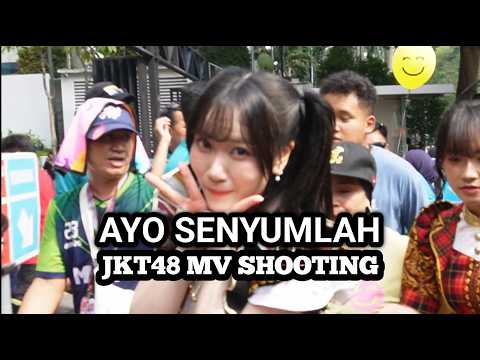JKT48 | \AYO SENYUMLAH\ MV Shooting | Sudirman Car Free Day