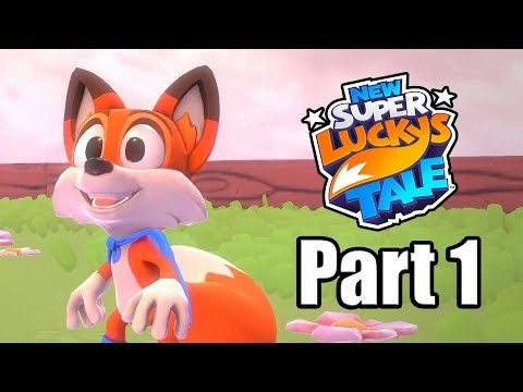 NEW SUPER LUCKY'S TALE Gameplay Walkthrough Part 1 Nintendo Switch [1080p] - No Commentary