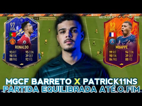 MGCF BARRETO vs PATRICK11NS - 2º QUALIFY - PRÓ X PRÓ | FIFA 22