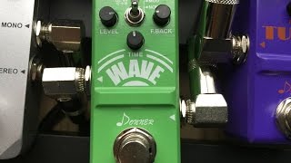 Video thumbnail for Nano Analog Delay Guitar Pedal The Wave by Donner ★First Look Review ★ - Super Mini by Greg Kocis