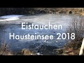 Vorbereitungen zum Eistauchen im Hausteinsee 2018, Ice Diving, Eistauchen, Steina, Tauchschule Dresden, Hausteinsee, 2018, Tauchcenter Steina, Deutschland, Sachsen