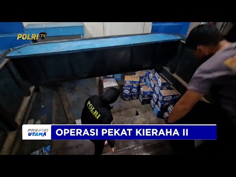 POLSEK PELABUHAN AHMAD YANI AMANKAN MIRAS ILEGAL DALAM OPERASI PEKAT KIERAHA II 2025 JELANG NATARU