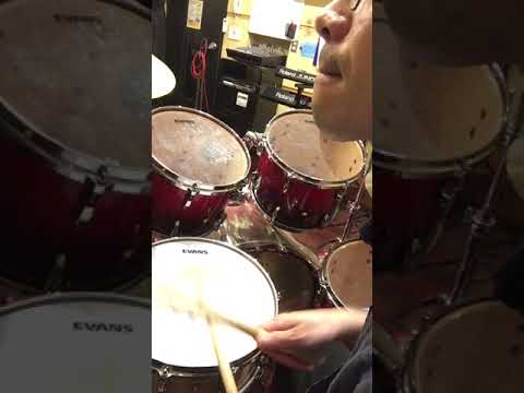 Bpm202 Double shuffle  beat ❗️ Japanese Drummer Kose Toda