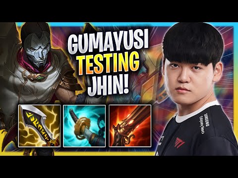 GUMAYUSI TESTING JHIN IN KR SOLOQ! - T1 Gumayusi Plays Jhin ADC vs Caitlyn! | Season 2023