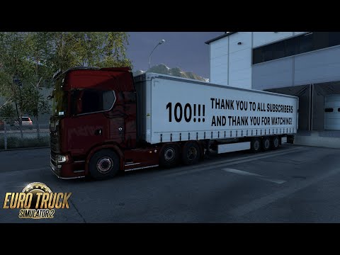 ETS2 Gameplay | Scania 730 S Midlift | Innsbruck to Salzburg | Nylon Cord 23t