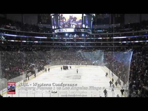 03/21/2011 NHL - Calgary Flames vs Los Angeles Kings Shootout