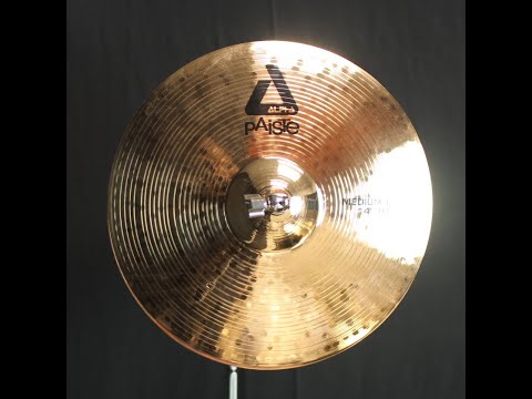 Paiste 14" Alpha Medium Hats - 813g/1420g (video demo) image 2