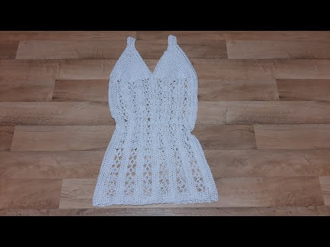 Cum crosetam rochie de plaja Adela