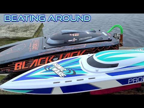 Big Water Beat Down Upgraded 12s Proboat Blackjack 42, 8s SonicWake v2
