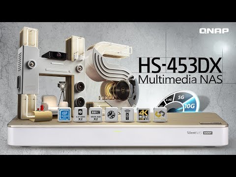Introducing the HS-453DX: A stylish multimedia NAS with HDMI 2.0 for 4K UHD applications