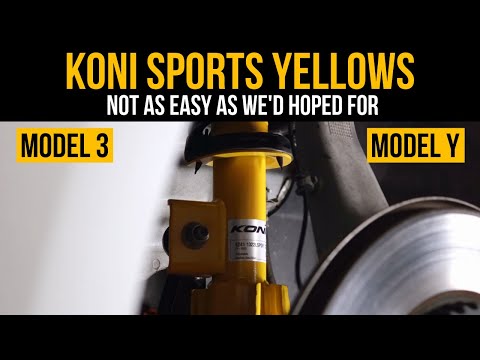 BUYER BEWARE!!! BREAKING DOWN THE PROS CONS on KONI SPORTS YELLOW SHOCKS FOR TESLA MODEL 3 AND Y.