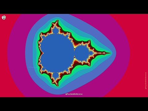 #trippy ​#mandelbrot #mathart Fractal Harmony: Techno Trance & Trippy Visuals#26 @PsychedelicReverse