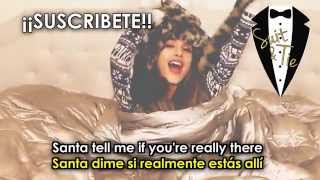 Ariana Grande - Santa Tell Me ( Sub Español + Ingles ) Video Official