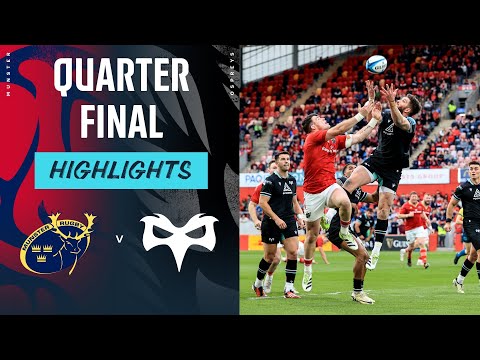 Munster v Ospreys | Instant Highlights | Quarter-Final | URC 2023/24
