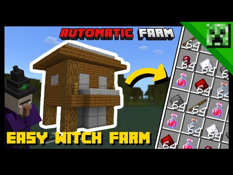 Insane Witch Farm in 1.19 - Minecraft Bedrock Tutorial