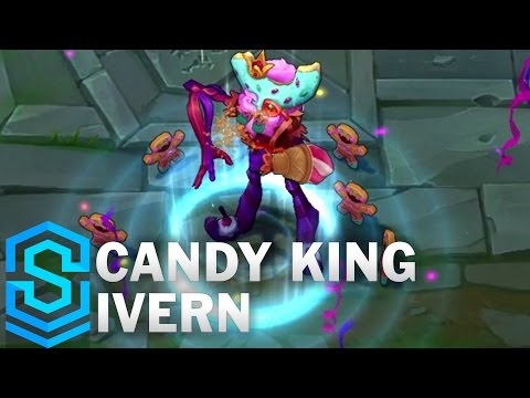 Candy King Ivern Skin Spotlight - League of Legends