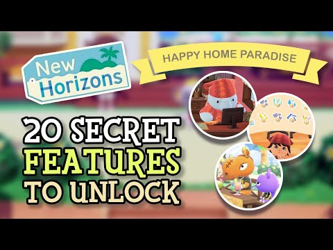 Animal Crossing New Horizons: 20 SECRET FEATURES Revealed (Happy Home Paradise Milestones & Stages)