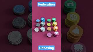 Federation board game unboxing