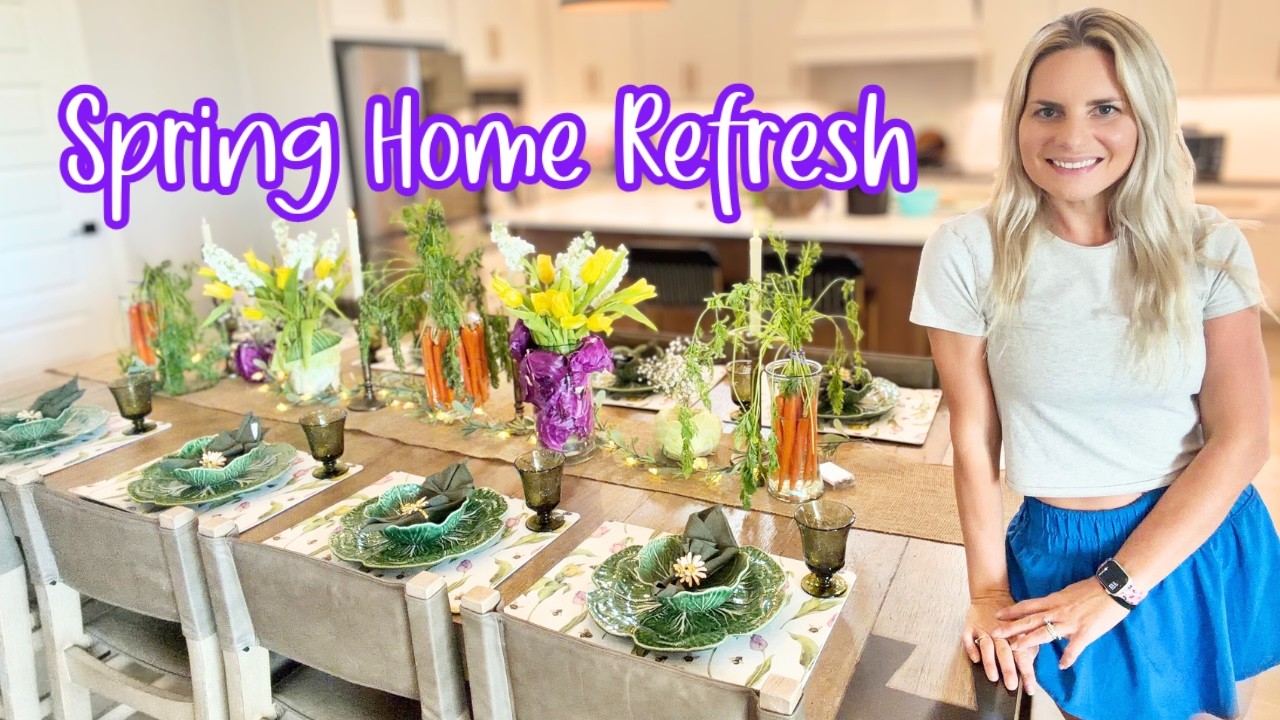 Spring Decor Ideas to Refresh Your Home 🌿 (That Actually Feel Doable)
