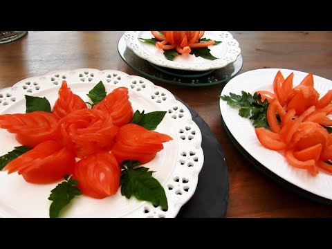 2 Super Salad decoration tutorial - Easy Ideas Food Art