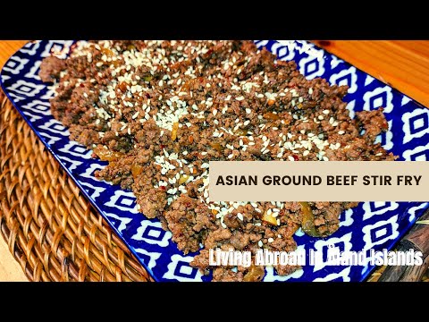 Asian Ground Beef Stir Fry (Easy Dinner)