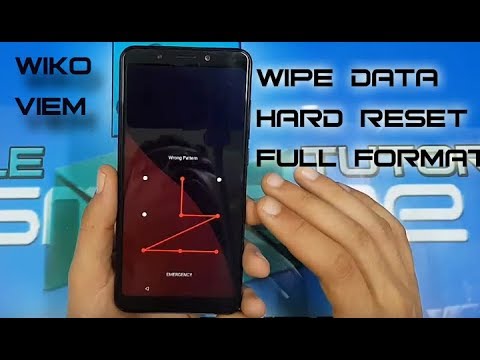 Wiko View Hard Reset Remove Pin Password Pattern Lock