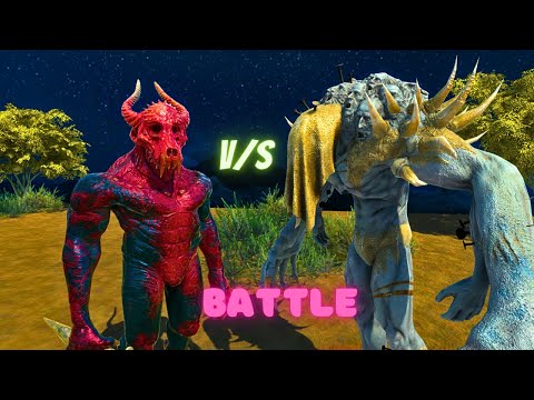 Kozarog Demon v/s Scourge battle | Animale Revolt Battle Simulator | ARBS