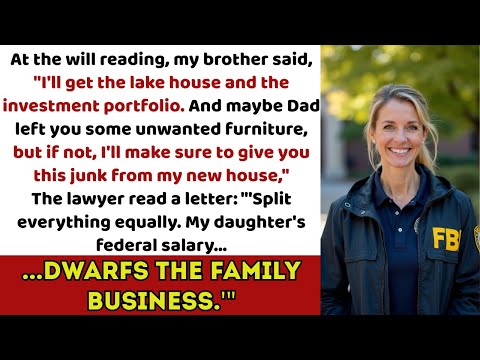'I'll take the estate, you get the junk,' my brother laughed. Then Dad's letter said: 'Her salary...