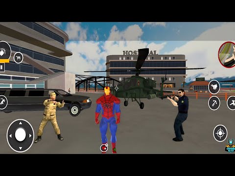 Spider Miami Gangster Hero Army Base Simulator #1 Android Gameplay