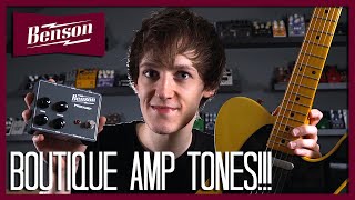 Video thumbnail for INSANE AMP OVERDRIVE TONES!! Preamp - Benson Amps Pedal Demo by HarryAndAGuitar