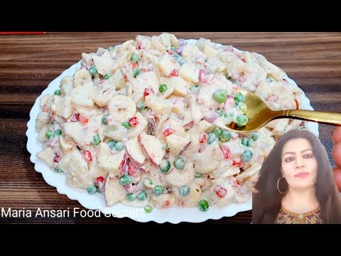 Russian Salad Recipe By Maria Ansari || Restaurant Style Russian Salad || Yummy item ||