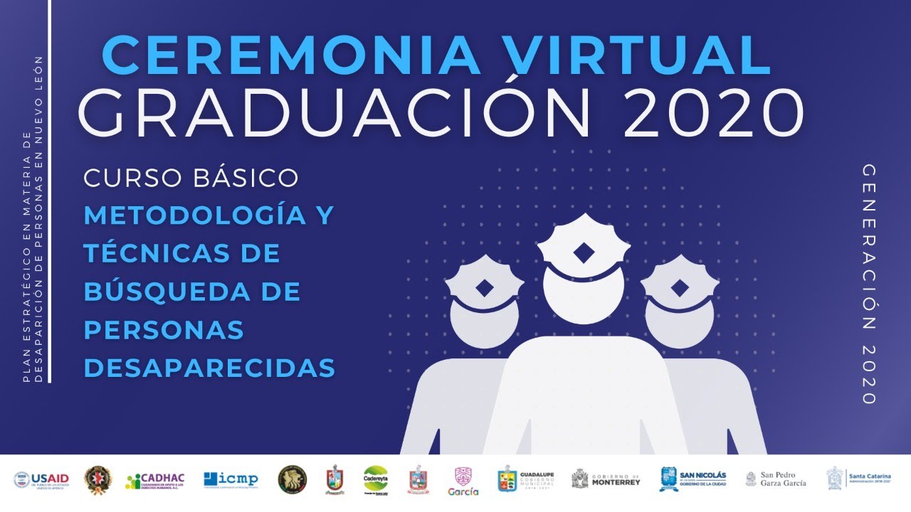 Culminación de“Curso básico sobre metodología y técnicas de búsqueda de personas desaparecidas”