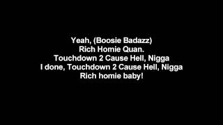 Boosie Badazz - Like a Man ft. Rich Homie Quan LYRICS