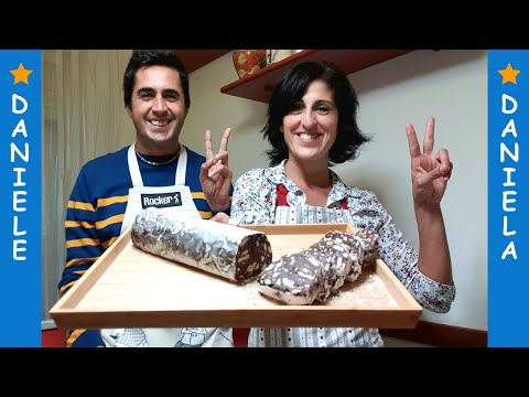 Salame di cioccolato senza uova - Ricetta