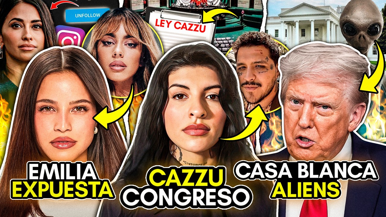 CAZZU y la NUEVA LEY! EMILIA MERNES funada! TINI y MARIA BECERRA! CASA BLANCA anunciara! OVNIS!