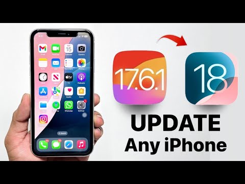 How to Update iPhone from iOS 17.6.1 to iOS 18 any iPhone - Install iOS 18