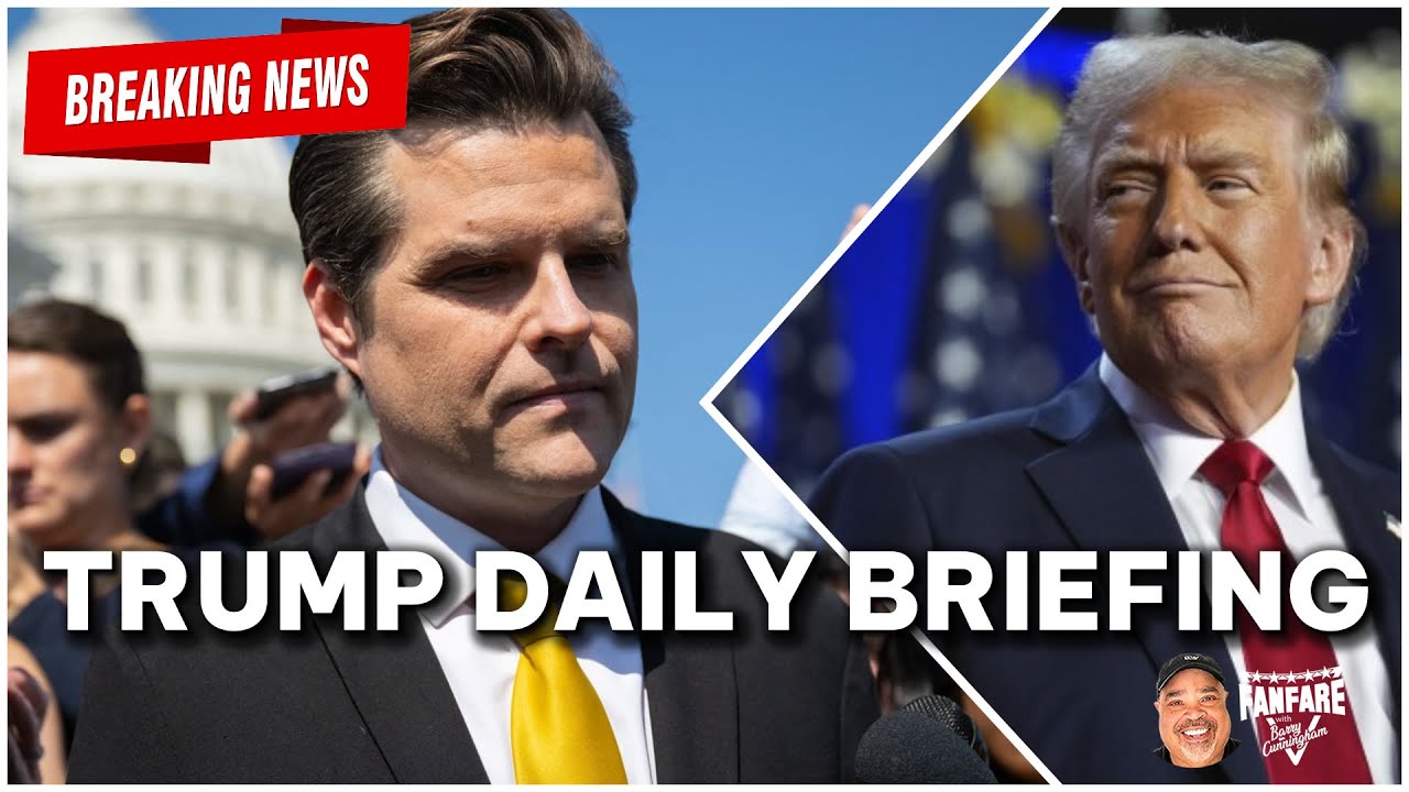 BREAKING NEWS: TRUMP DAILY BRIEFING -Matt Gaetz OUT! Is It A Win For The Deep State?