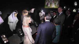 Su Majestad el Rey con el Presidente del Estado Plurinacional de Bolivia, Rodrigo Paz, y la Primera Dama visitan el museo de Etnografía y Folklore