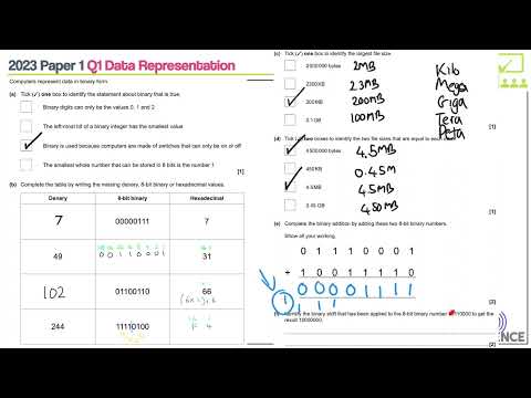 OCR GCSE Computer Science Paper 1 2023