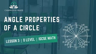 ANGLE PROPERTIES OF A CIRCLE O LEVEL | IGCSE MATH