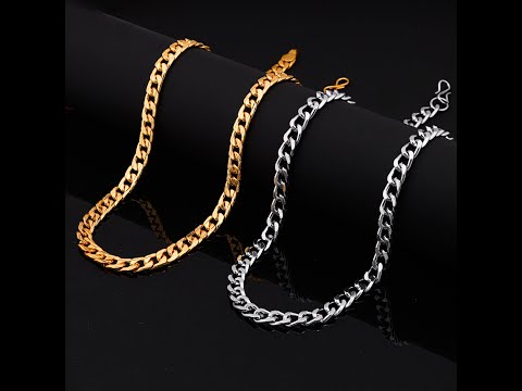 Shankhraj Mall Holo Heart Koyali New Design Mens Gold Plated Chain