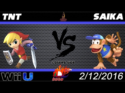 AUK 2nd Dec - SSB4 - TNT (TLink) VS Saika (Diddykong) - Losers Side