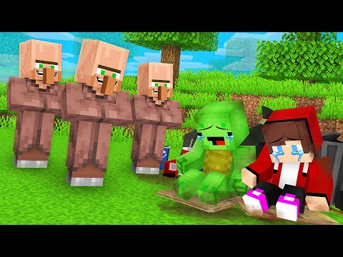 Villagers torment Mikey & JJ in Minecraft! 👿😱