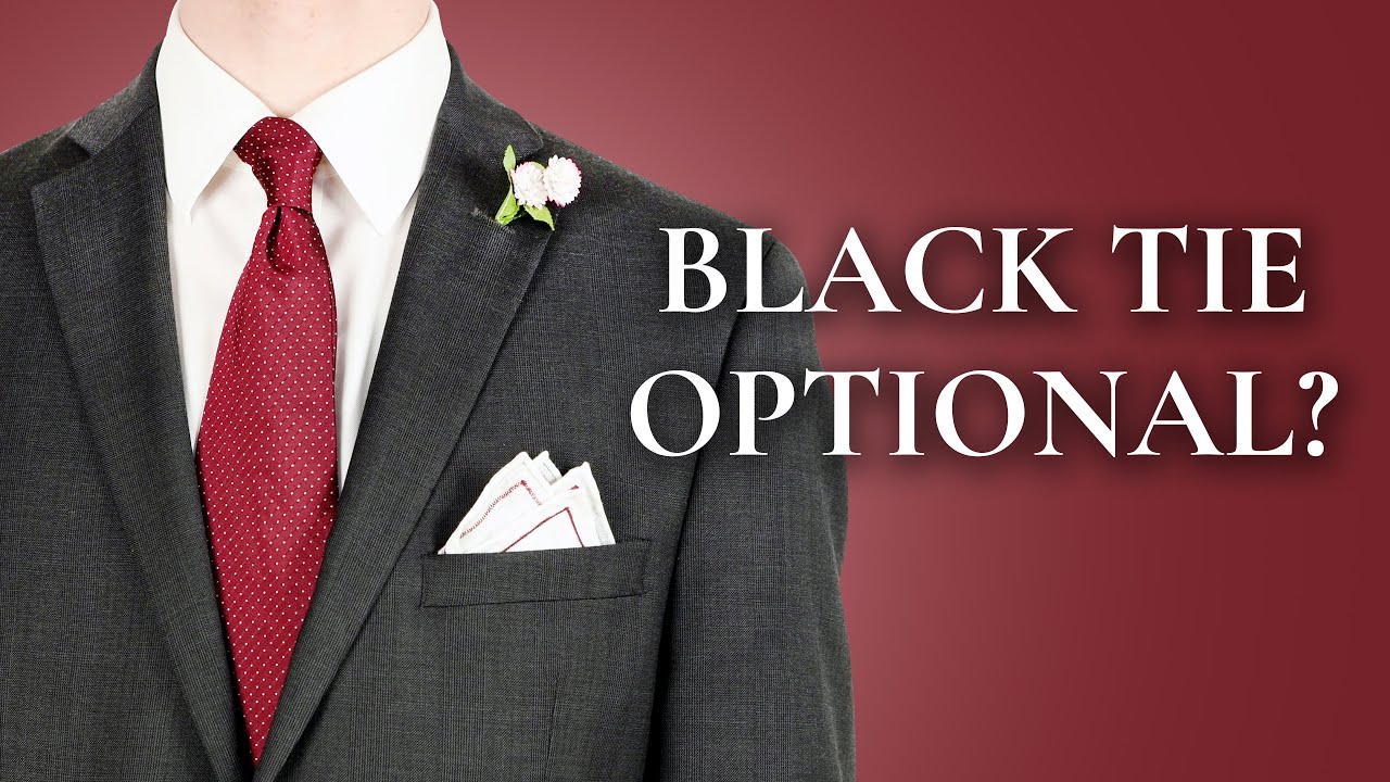 Black Tie Optional Dress Code Explained