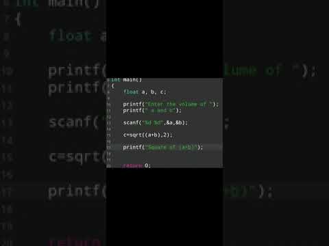 #93 | C Tutorial for beginners | Programming | C Language Exercise37  #shorts #coding